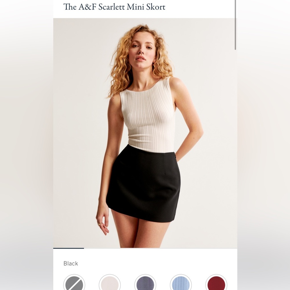 The A&F Scarlett Mini Skort